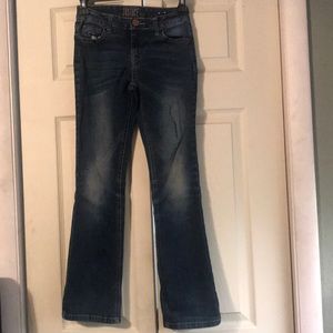Girls size 12 Justice bootcut jeans